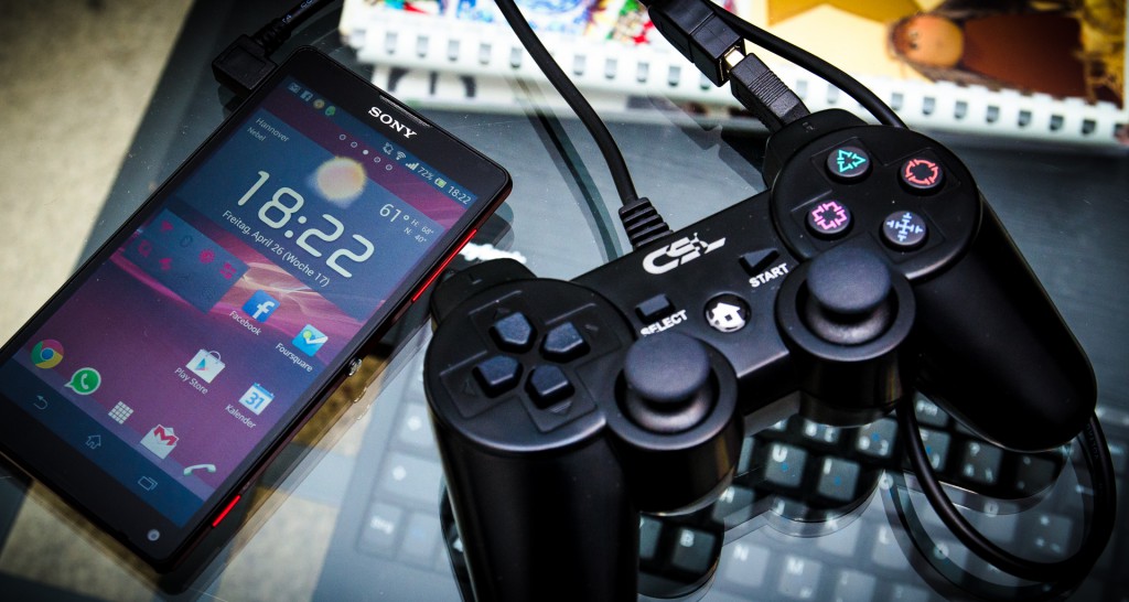 On-the-Go Gamecontroller